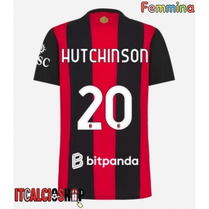 AC Milan Omari Hutchinson #20 Prima Maglia Femmina 2026-27 Manica Corta